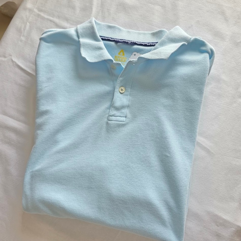 Rugged Trails Polo Mens 2X  Golf Casual Short Sleeve Pique Light‎ Blue